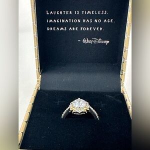 Disney Silver and Gold Sparkling Ring